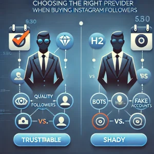 Choosing the right provider when buying Instagram followers, comparing quality followers from trusted sources versus fake accounts and bots.