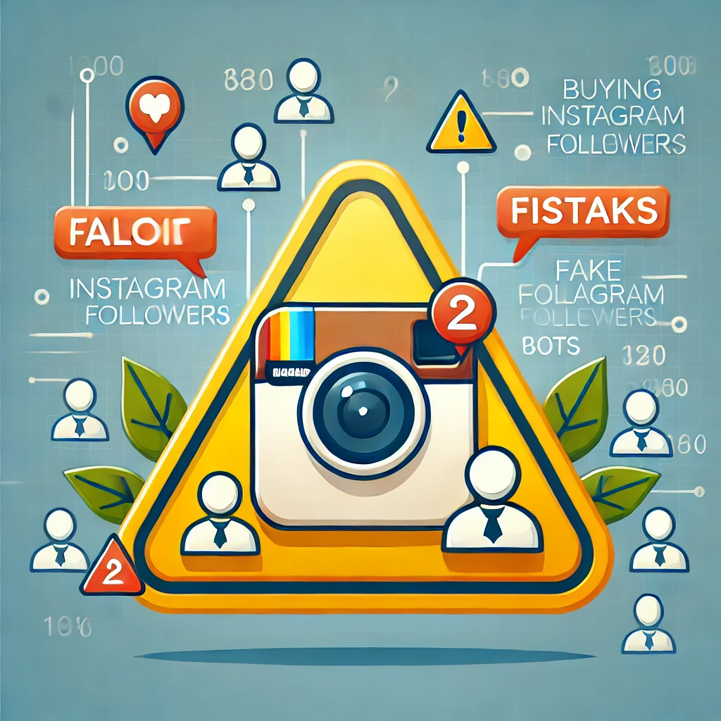 Common mistakes to avoid when buying Instagram followers, highlighting fake followers and bot warnings for better Instagram growth.