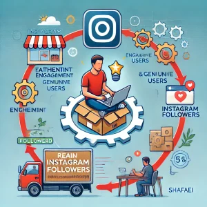 Process of delivering real Instagram followers with genuine engagement, ensuring steady and organic account growth.