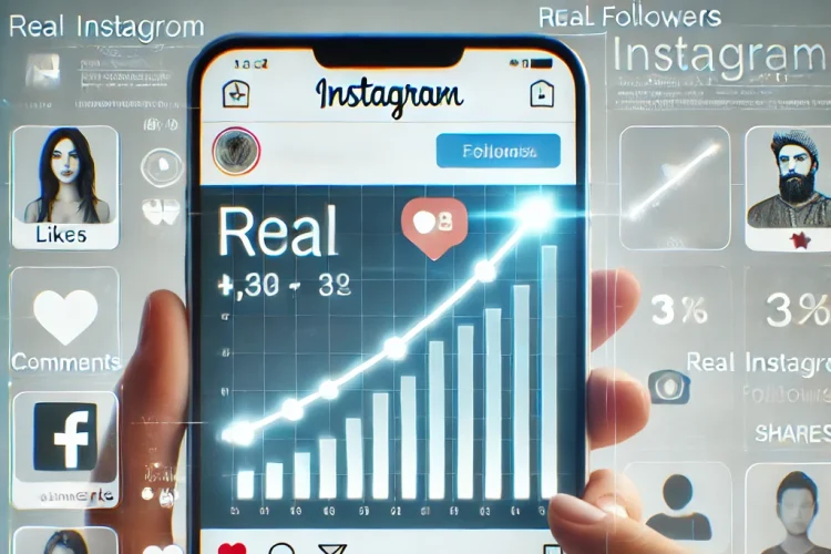 Real Instagram followers engaging with a post, showing likes, comments, and growth in organic reach through authentic interactions.