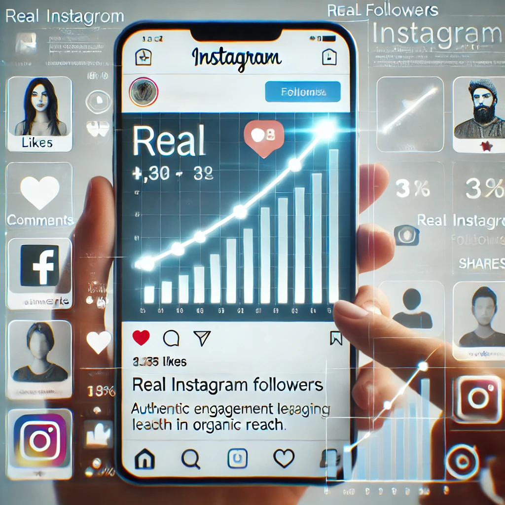 Real Instagram followers engaging with a post, showing likes, comments, and growth in organic reach through authentic interactions.